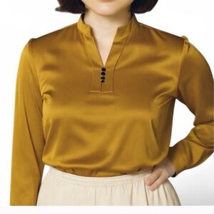 Elegant Yellow Women's Top